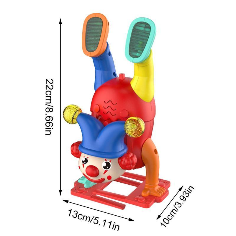 Electric Upside Down Dancing Clown Toy