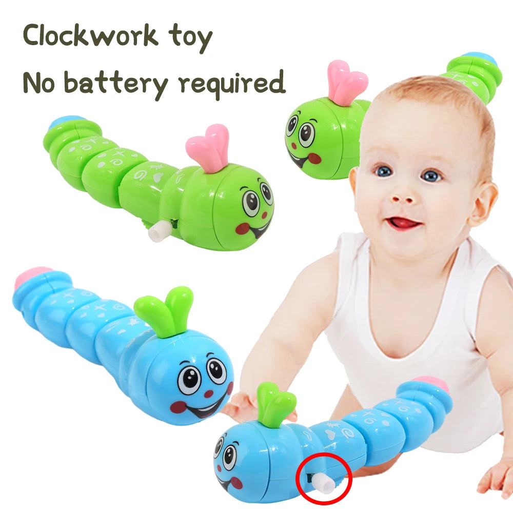 1Pc Wind-up Twisty Worm Toy
