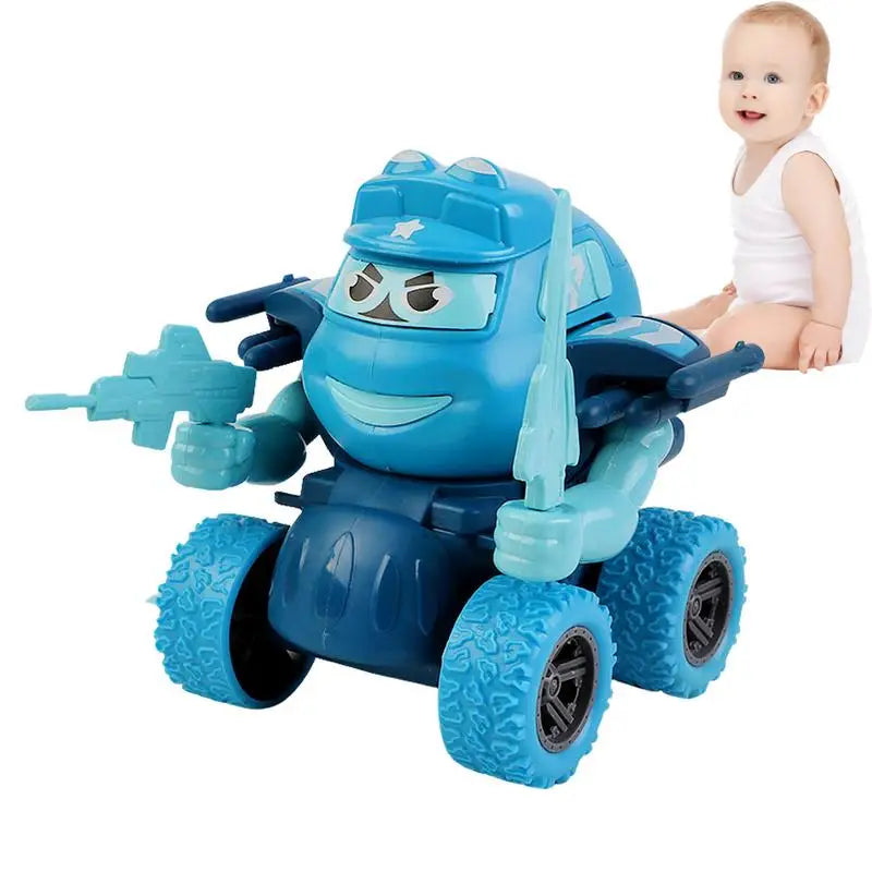 Inertial Transformer Robot Car - 1Pc