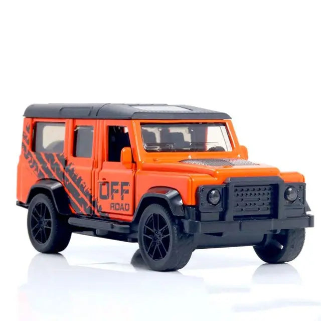 1:43 Diecast Metal Pullback Jeep - Assortment