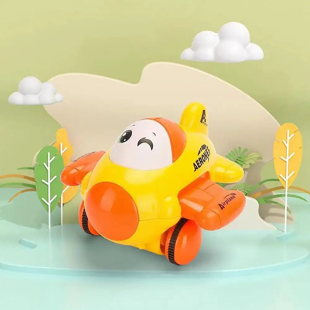 Friction Cartoon Aircraft Toy - 1Pc