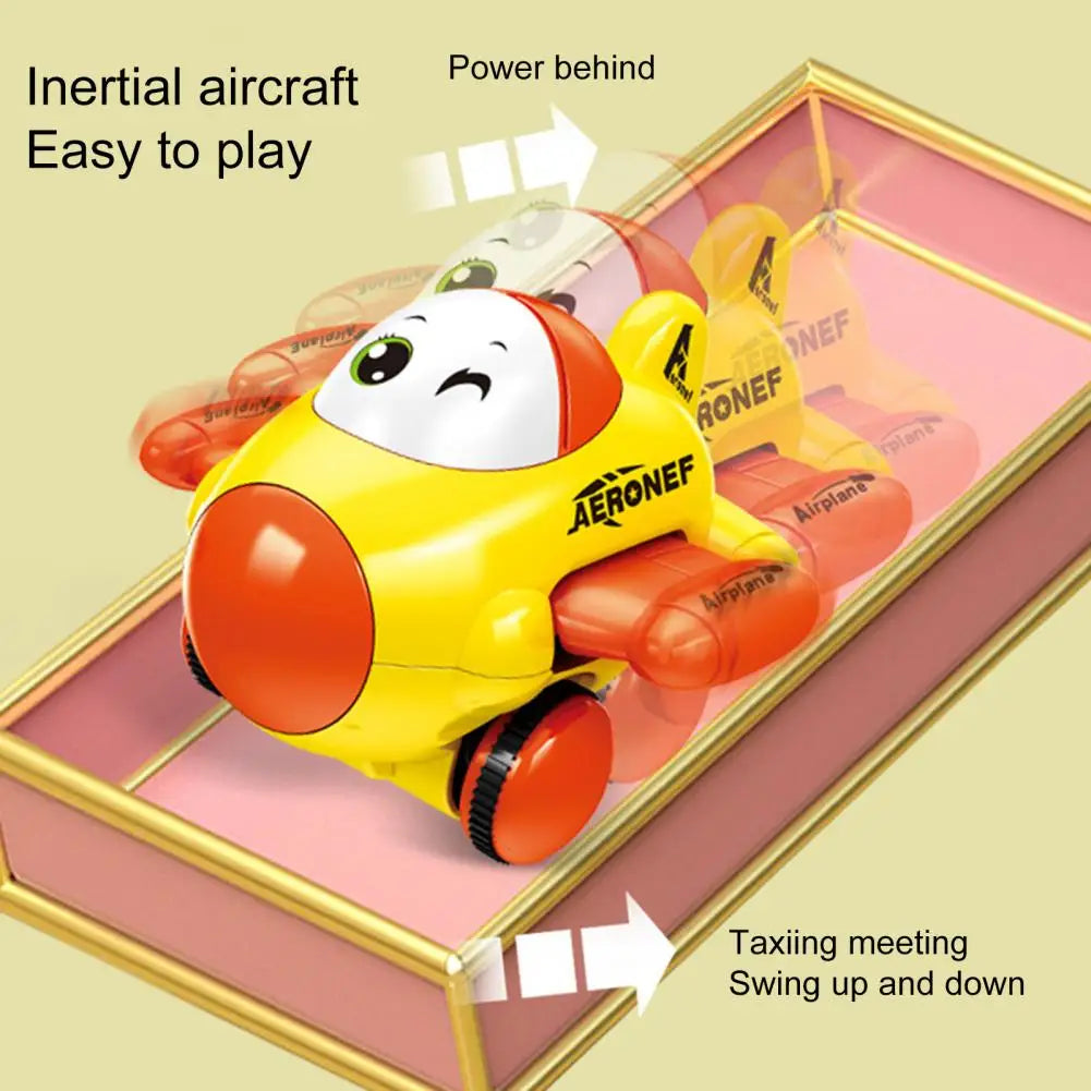 Friction Cartoon Aircraft Toy - 1Pc