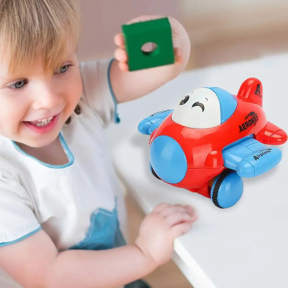 Friction Cartoon Aircraft Toy - 1Pc