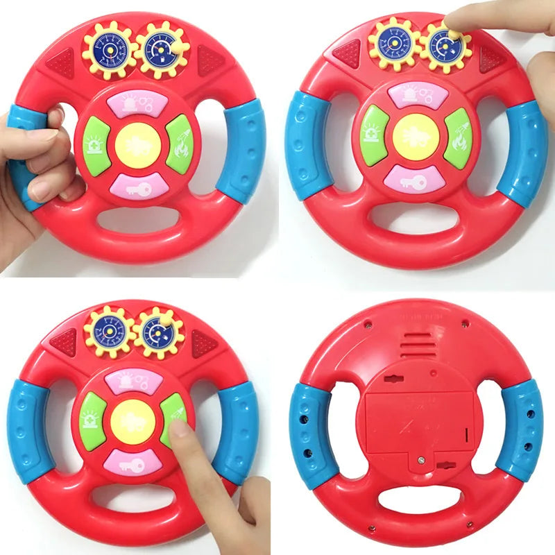 Musical Steering Wheel Kids Study Paradise