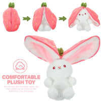7* Inches Easter Plush Bunny With Zipper