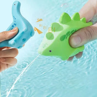 6Pcs Vinyl Dinosaur Baby Bath Toys