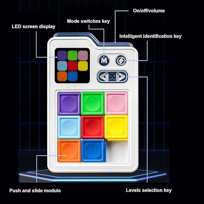 Electronic LED Display Slide Puzzle Game