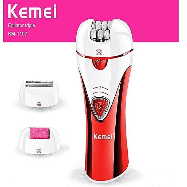 Kemei 3-in-1 Rechargeable Beauty Treatment