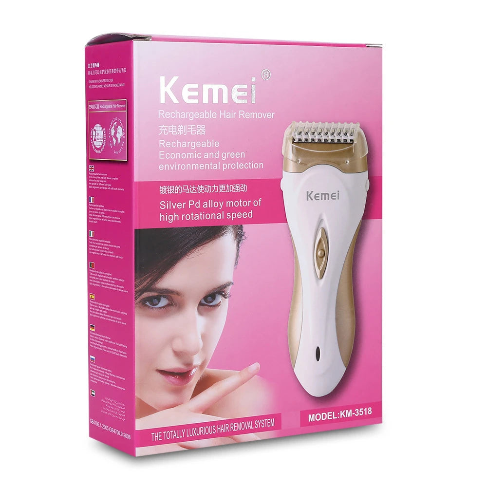 Kemei Rechargeable Hair Remover Shaver