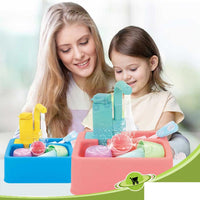 Electric Dish Washer Kitchen Sink Play Set