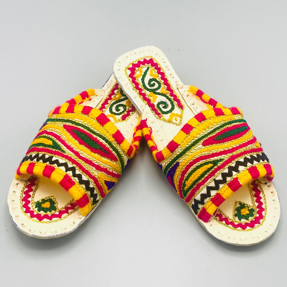 Hand-Made Multani Chappal - Multi