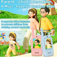 2Pcs Rechargeable Kids Video Walkie Talkie