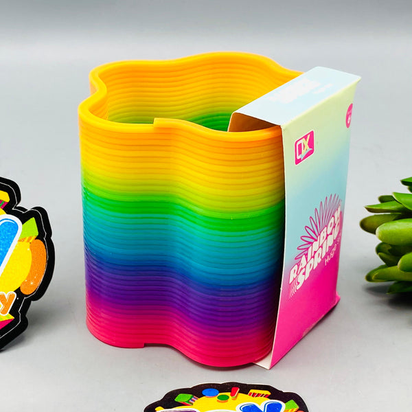 Kids Huge Size Rainbow Slinky Spring Toy - Assortment 