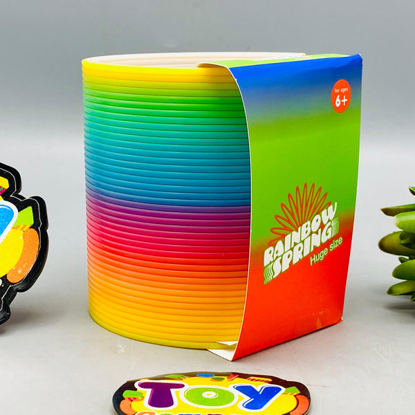 Kids Huge Size Rainbow Slinky Spring Toy