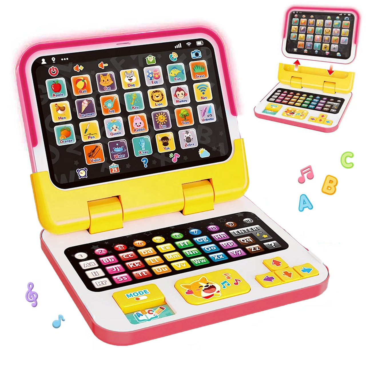 Kids 2in1 Alphabet & Words Learning Laptop
