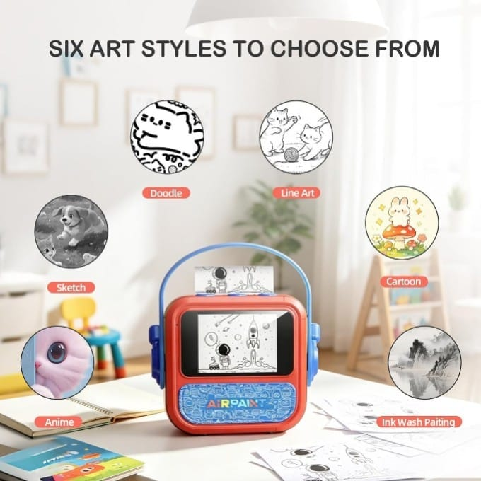 Kids AI Voice Smart Thermal Printer