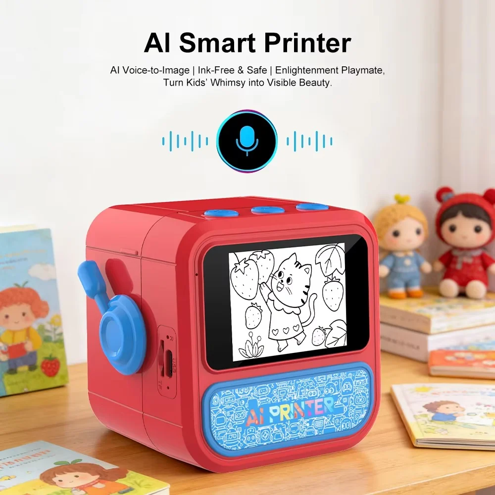 Kids AI Voice Smart Thermal Printer