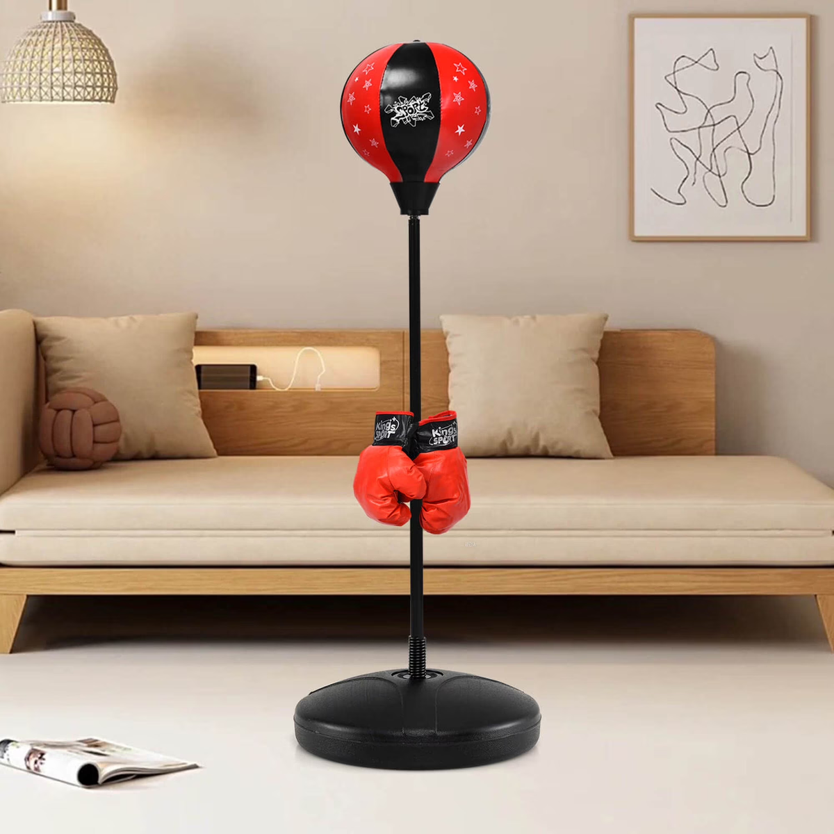 Kids Adjustable Height Boxing Stand