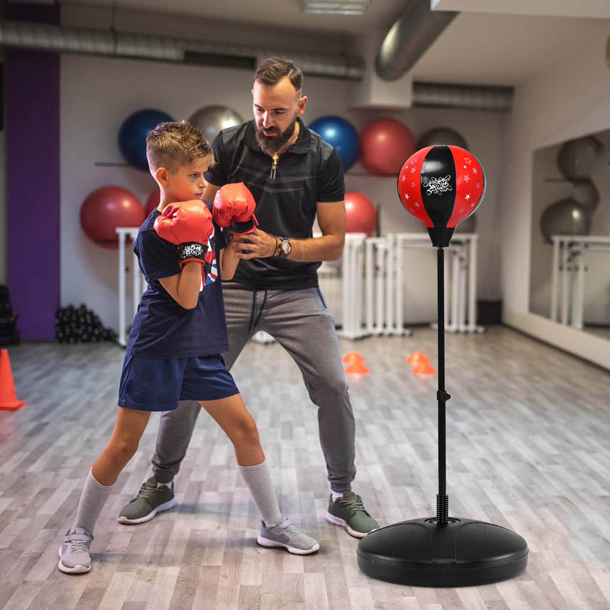 Kids Adjustable Height Boxing Stand