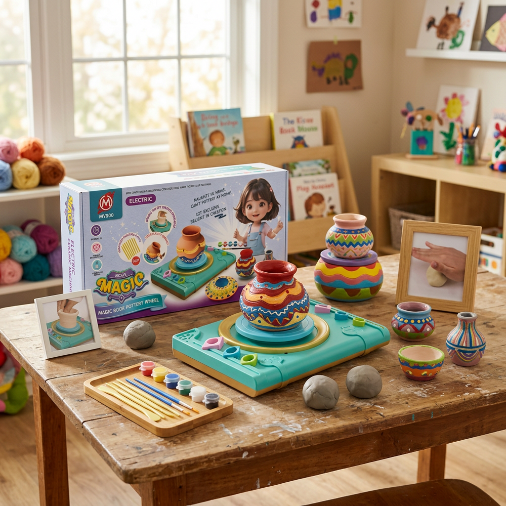 Kids Battery Operated Ceramic Pottery Wheel 