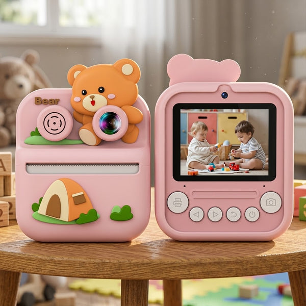 Kids Bear Instant Print Camera