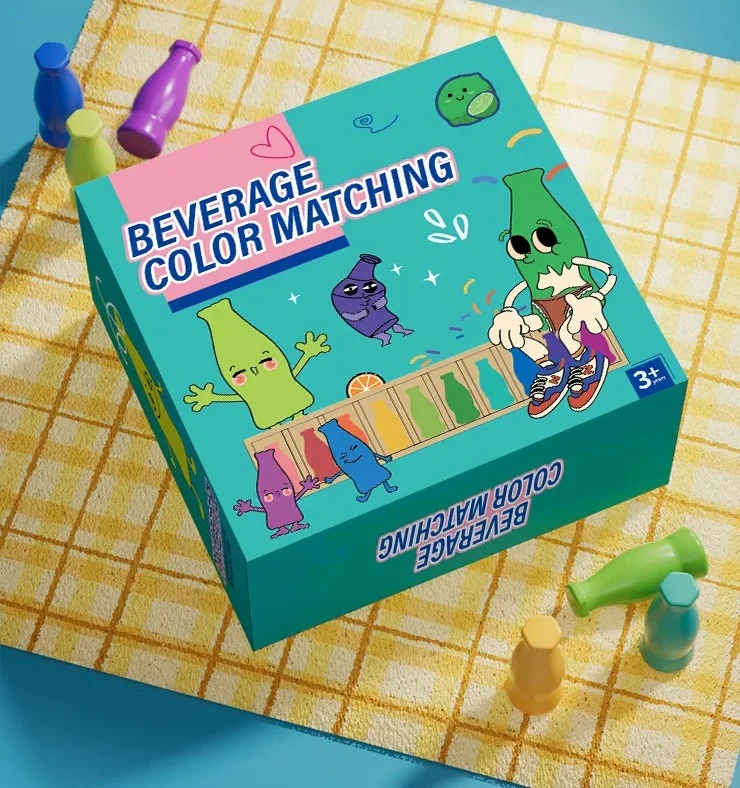 Kids Beverage Color Matching Game
