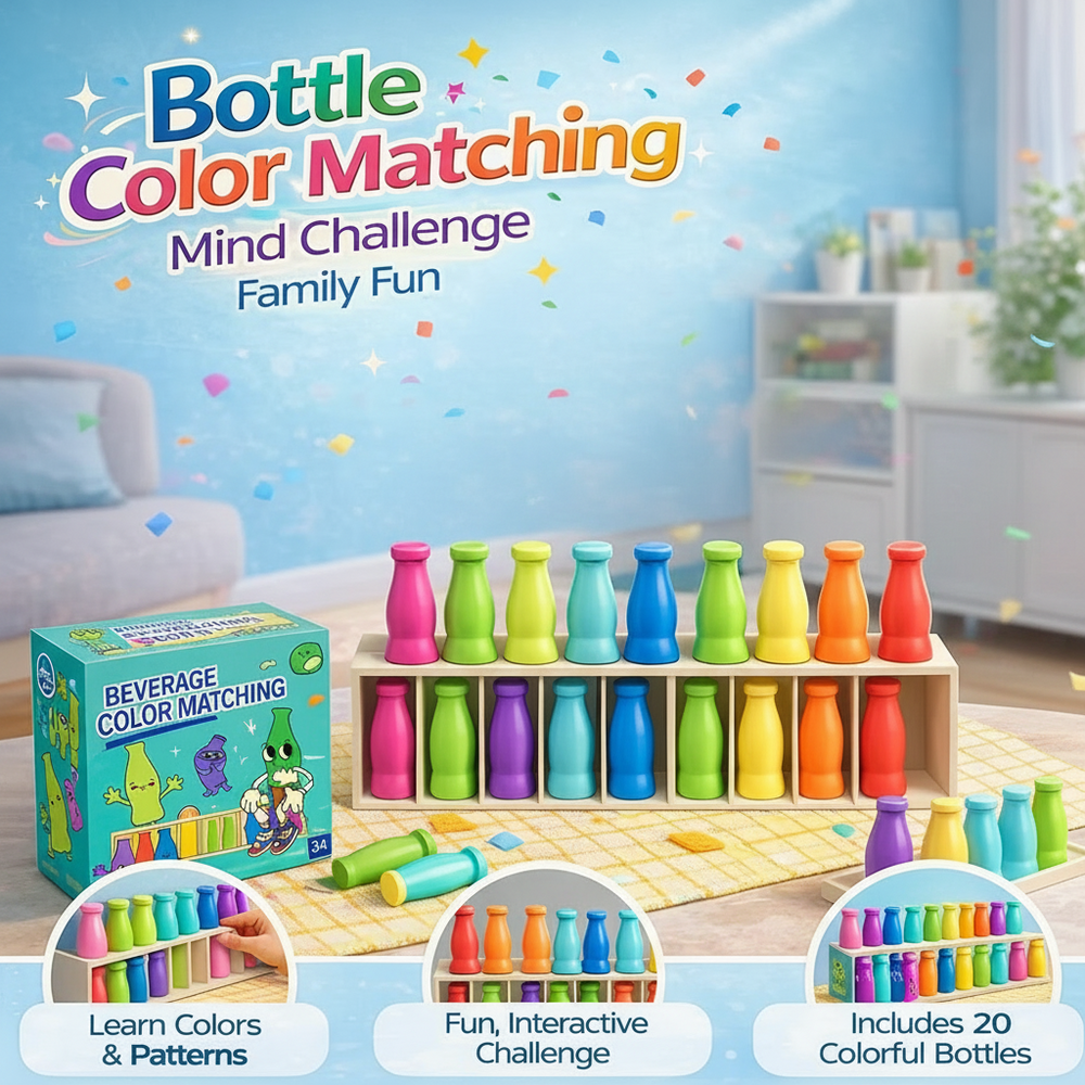 Kids Beverage Color Matching Game