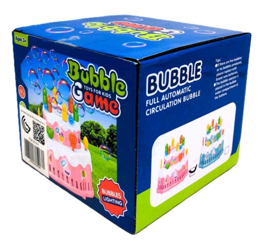 Kids Birthday Cake Bubble Game With Light & Sound 