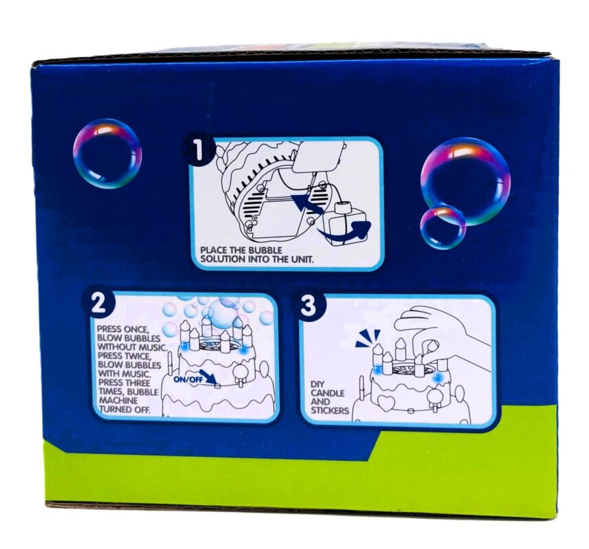 Kids Birthday Cake Bubble Game With Light & Sound 