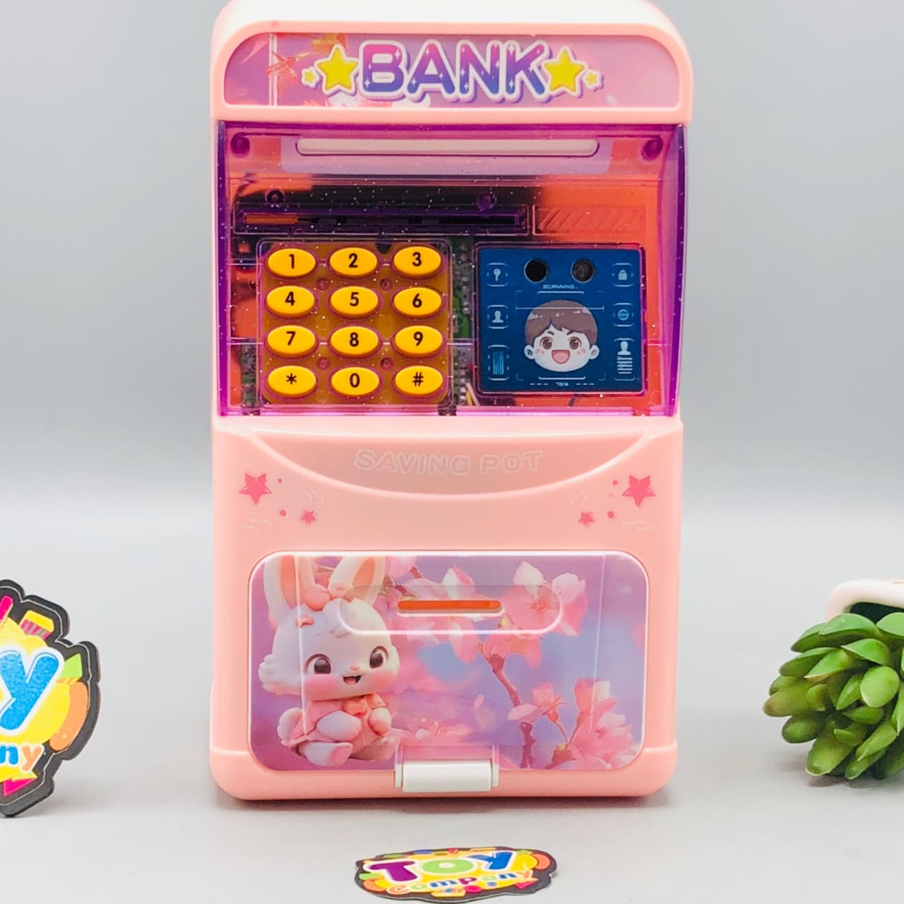 Kids Bunny Themed Password & Face Recognition ATM Machine