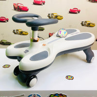 Kids Butterfly Ride-on Auto Walker Twist Car - Gray