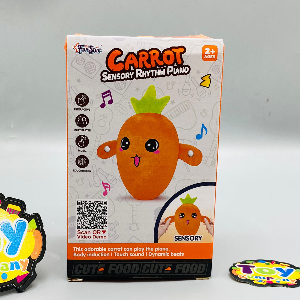 Kids Carrot Sensory Rhythm Toy 