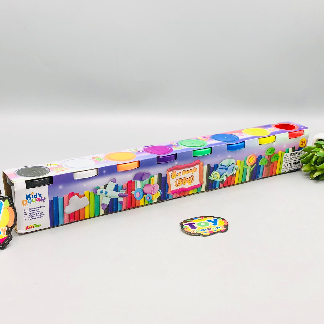 56g Kids Colorful Play Dough Set - 8Pcs