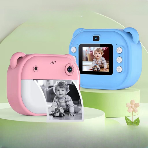 Kids Cute Bear Themed Instant Digital Print Camera