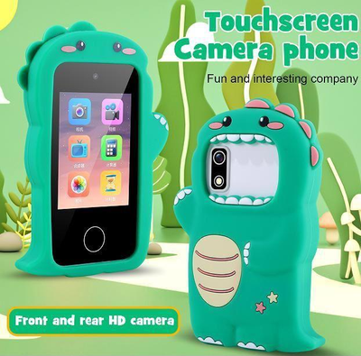Kids Dinosaur Case Digital Touch Phone