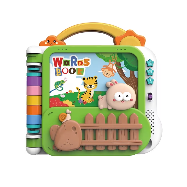 Kids Fruit & Animal Themed Touch & Teach Learning Book