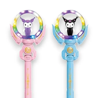 Kids Kuromi Theme Magic Flash Rotating Wand - 1Pc
