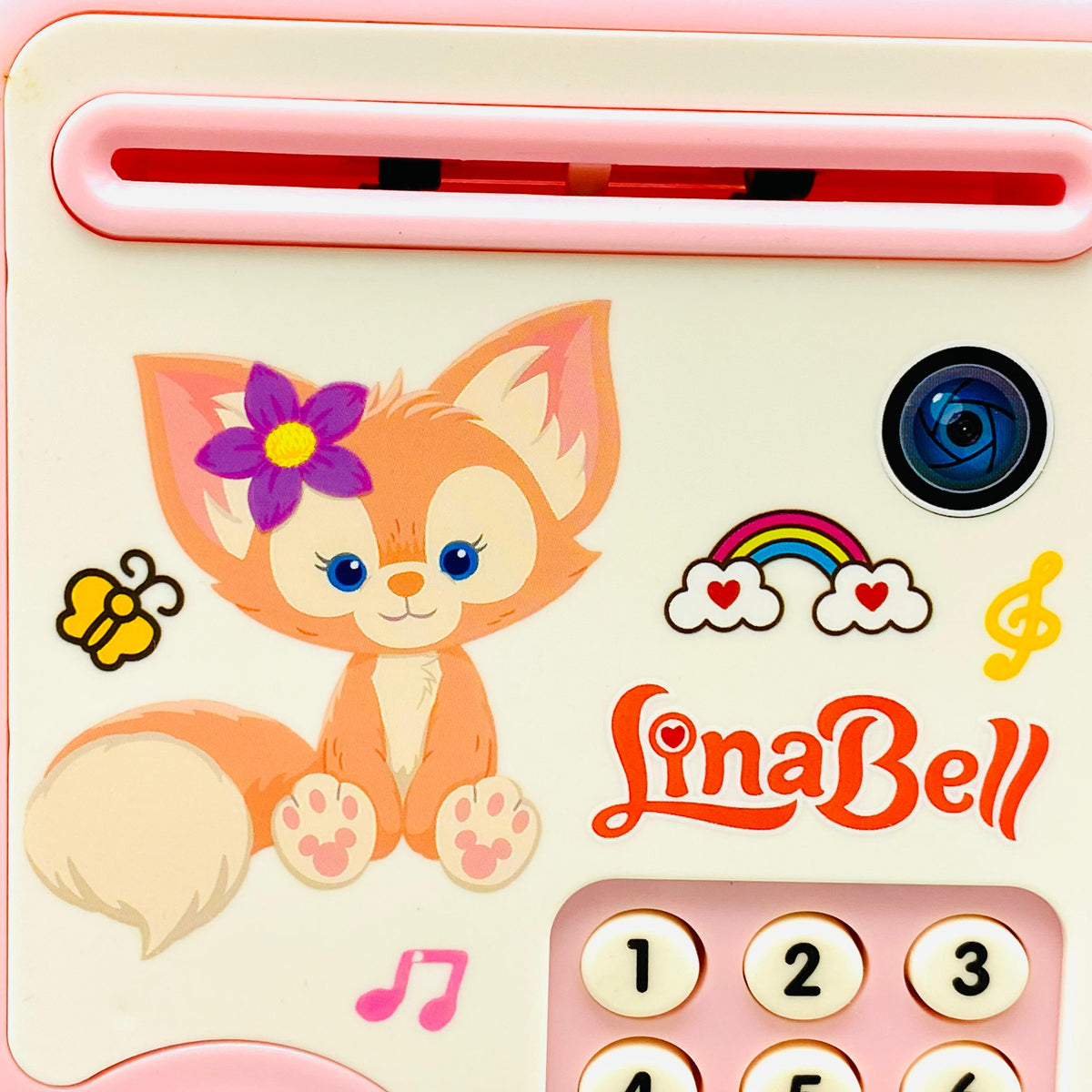 Kids Lina Bell Themed Fingerprint & Swipe Card Unlock ATM