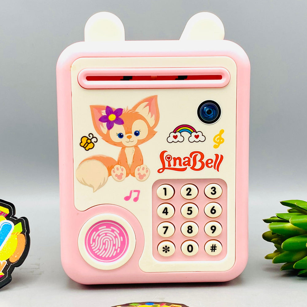 Kids Lina Bell Themed Fingerprint & Swipe Card Unlock ATM