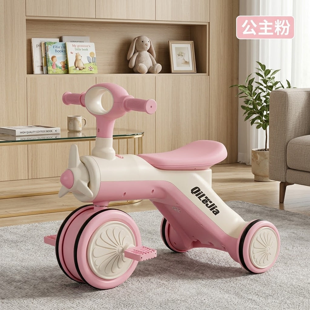 Kids Mini Aircraft Design Tricycle - Pink
