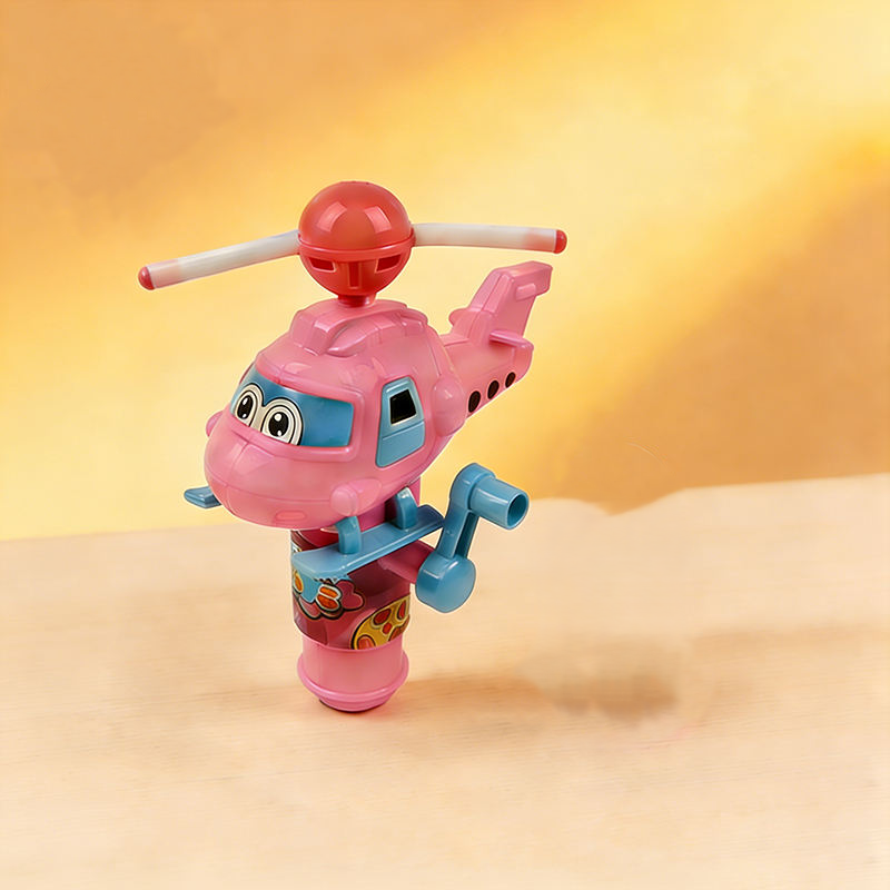 Kids Mini Helicopter Bubble Blowing Stick - 1Pc