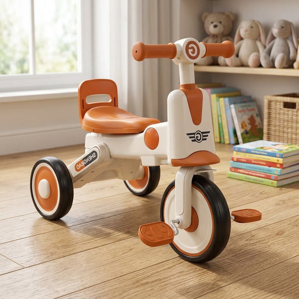 Kids Mini Retro Tricycle - Orange