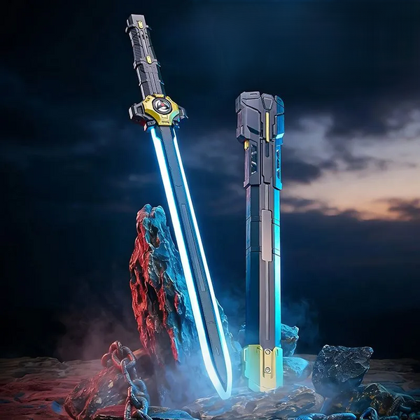 Kids Multi-Color Spark Sword With Smoke