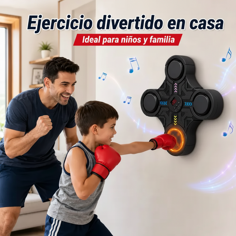 Kids Musical Boxing Target With Cool Lights