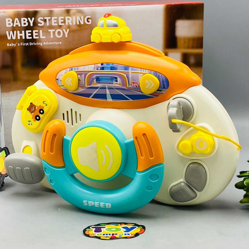 Kids Musical Steering Wheel With Light & Music