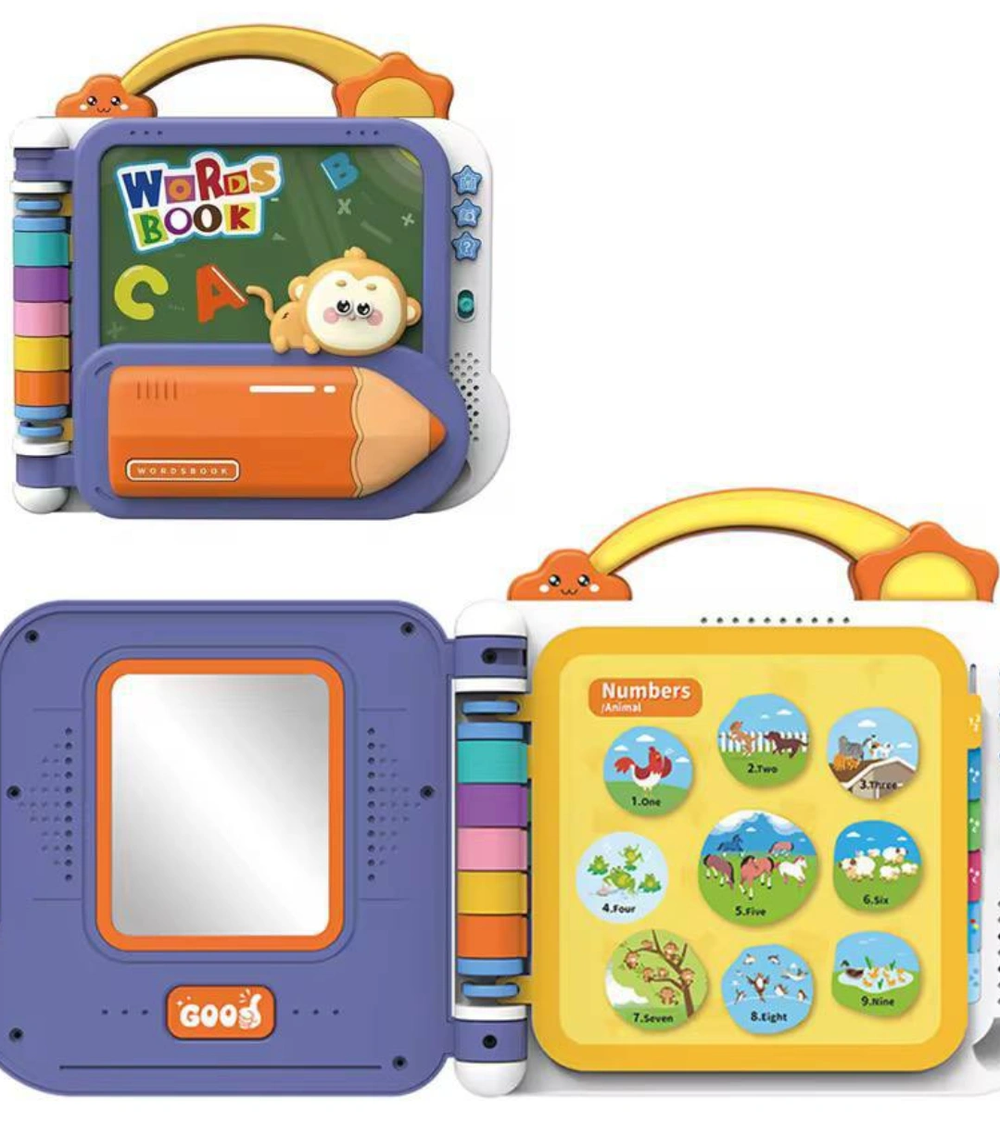 Kids Numbers & Letters Themed Touch & Teach Learning Book