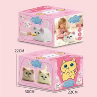 Realistic Plush Persian Cat With Wagging Tail & Winking Eyes