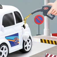 Kids Simulated Petrol Station & Police Smoke Car
