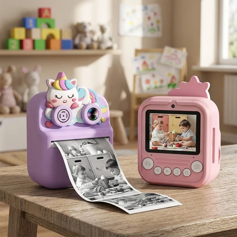 Kids Pony Horse Instant Print Camera