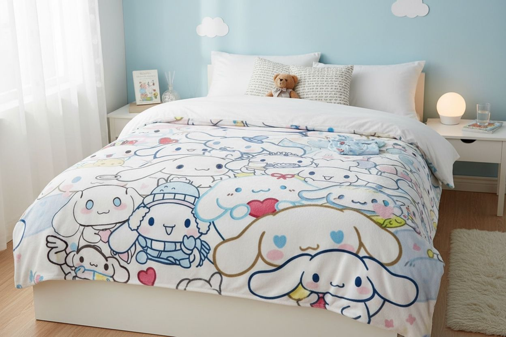 Kids Premium Cinnamoroll Ultra Soft Fleece Blanket